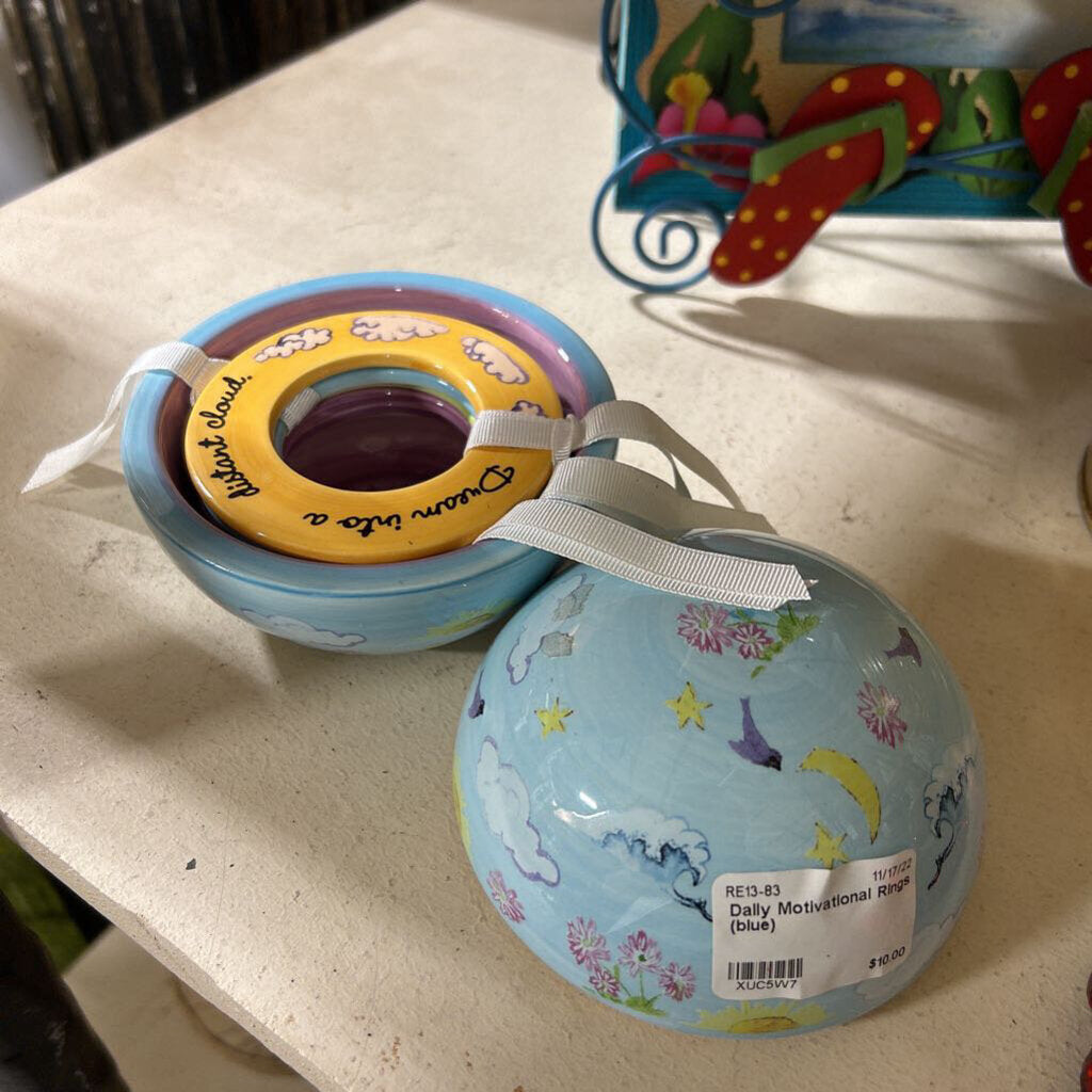 Daily Motivational Rings (blue)