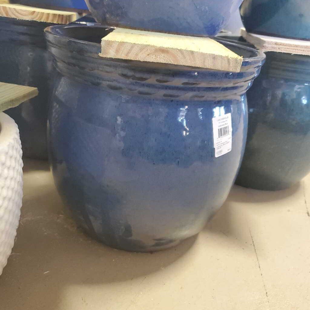 15 in. Census Pot - Lakeway Blue