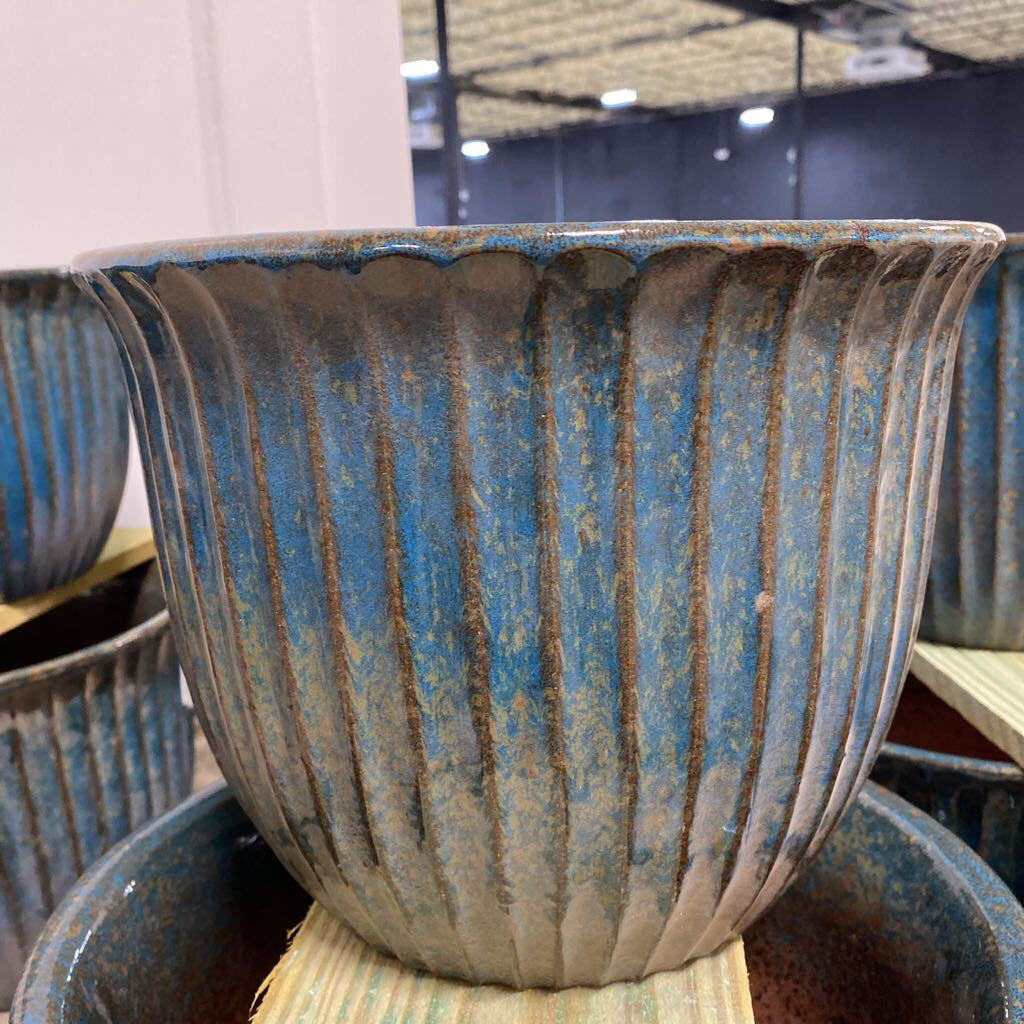 12 in. Jamboree Planter - Tangiers Blue