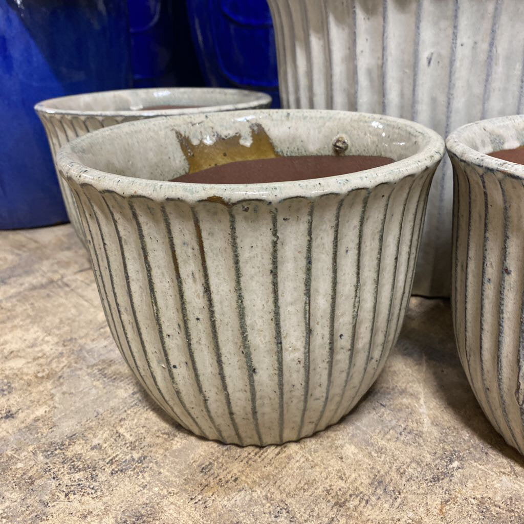 9 in. Jamboree Planter - Vanilla