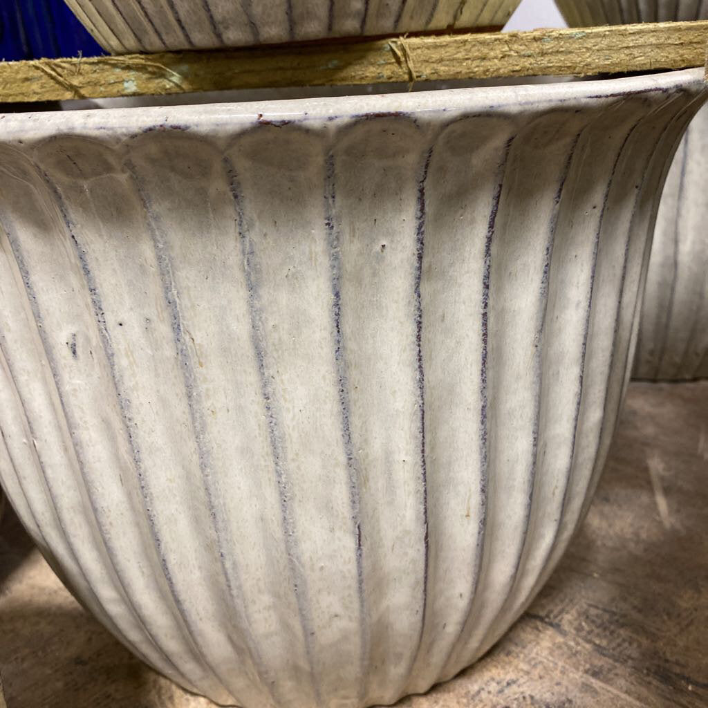 15 in. Jamboree Planter - Vanilla