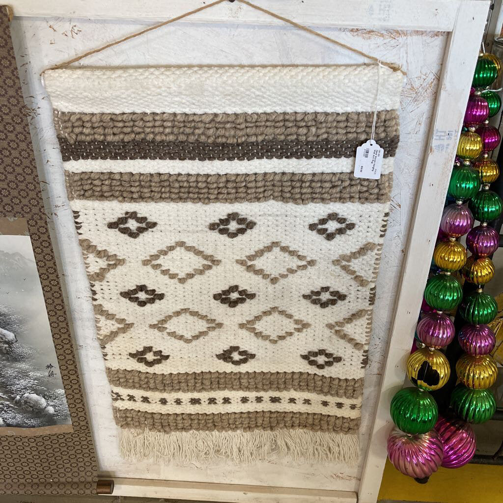 Hand Woven Hanging Wall Art/ Rug