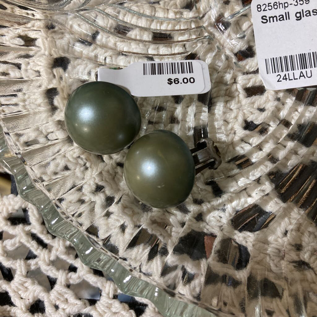 Beaded clip on earrings