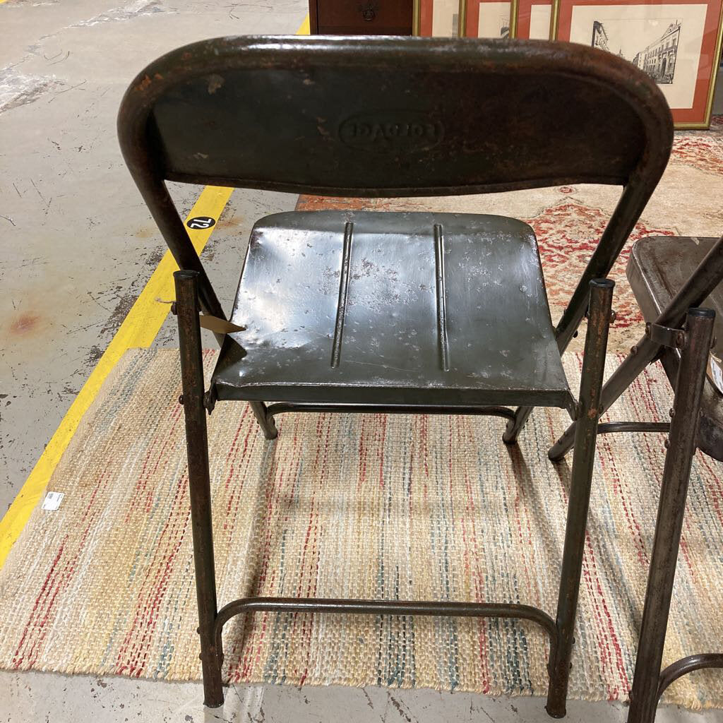 Vintage Metal Folding Chair