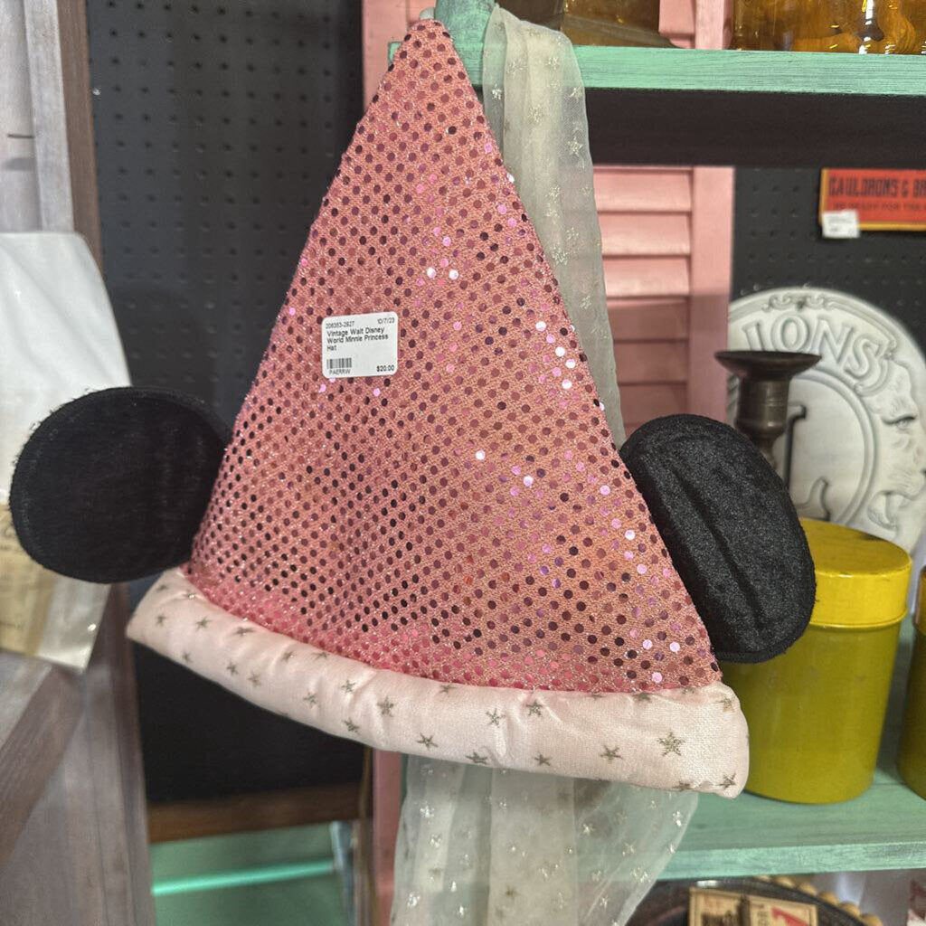 Vintage Walt Disney World Minnie Princess Hat