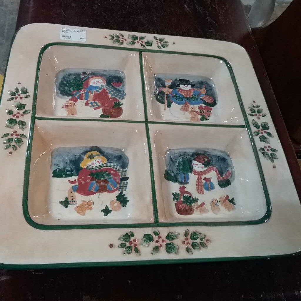 4 Chamber Christmas Platter