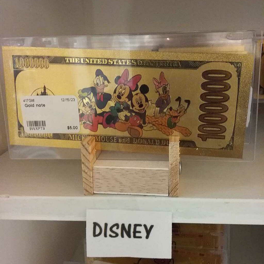 Gold note