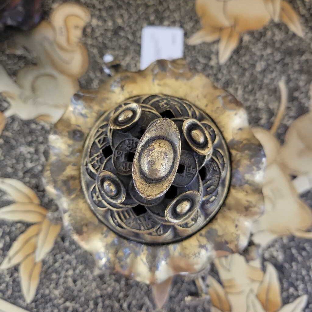 Antique Asian Brass Incense Burner