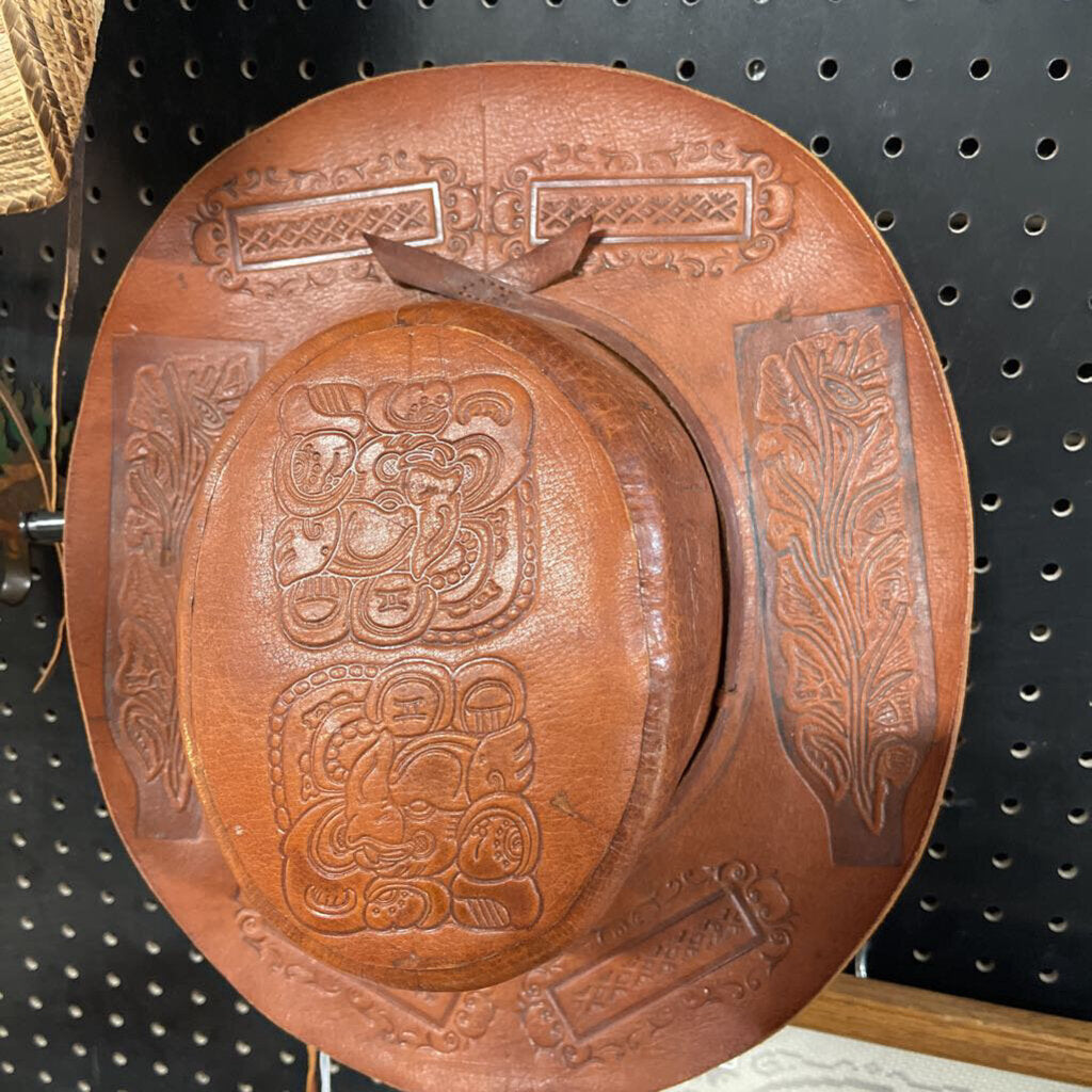 Honduras leather hat