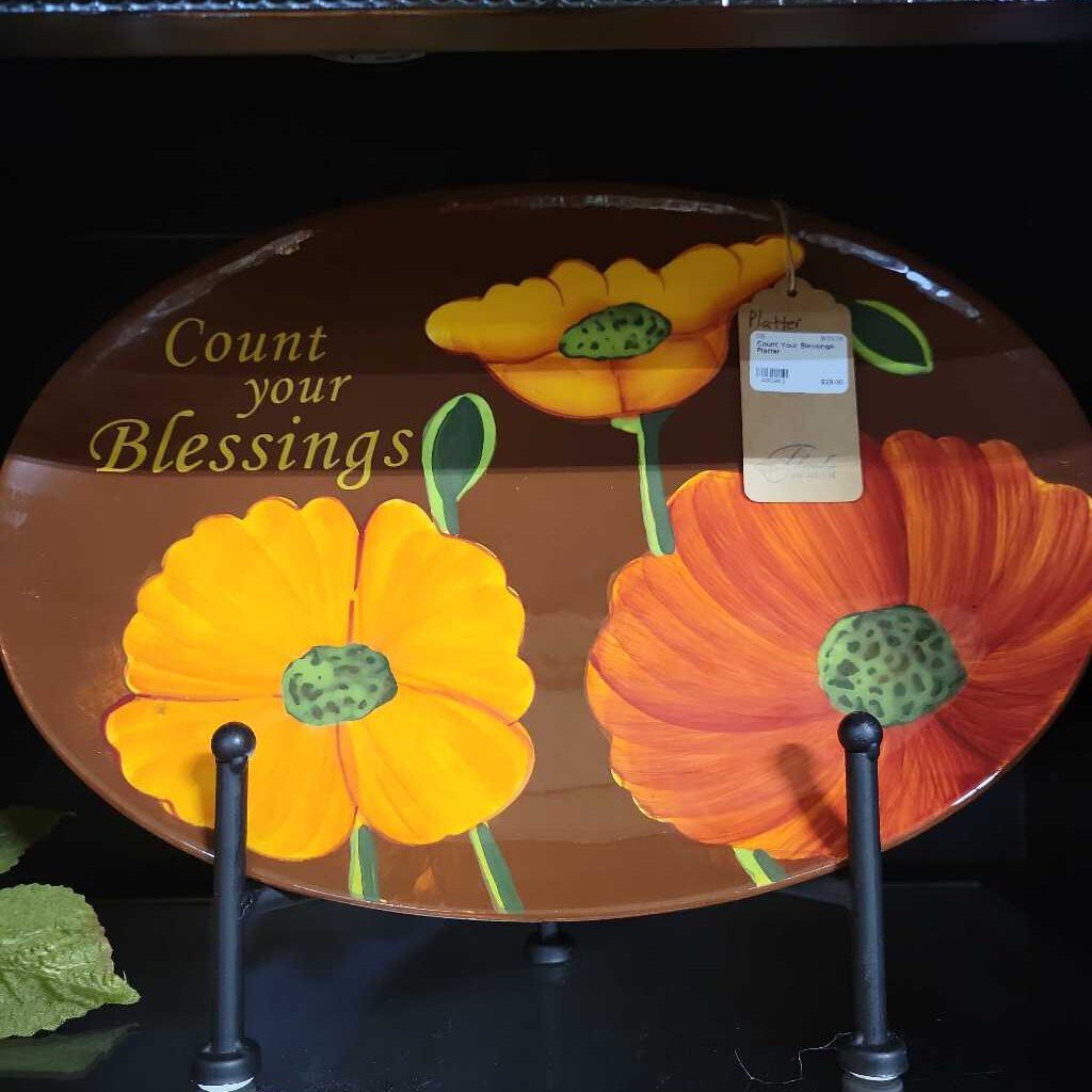 Count Your Blessings Platter