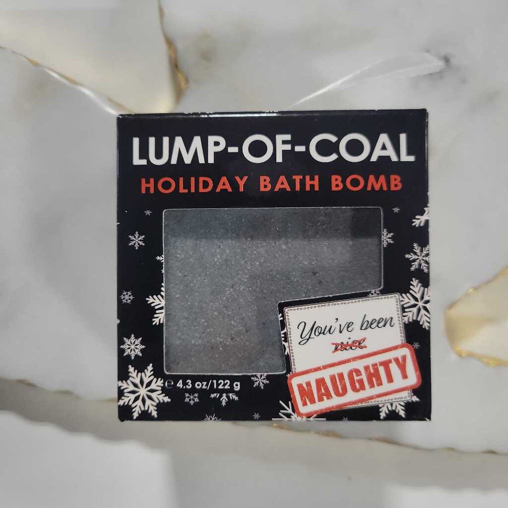 Lump-of-Coal Bath Bomb