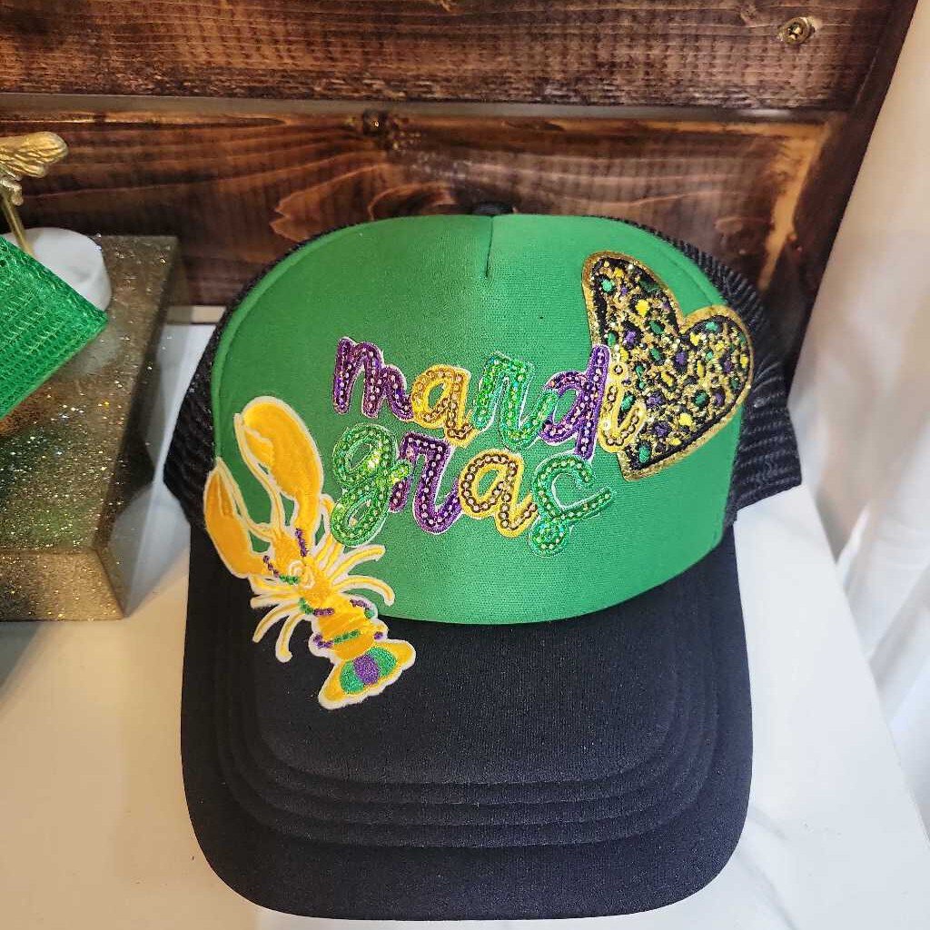 MARDI GRAS TRUCKER HATS