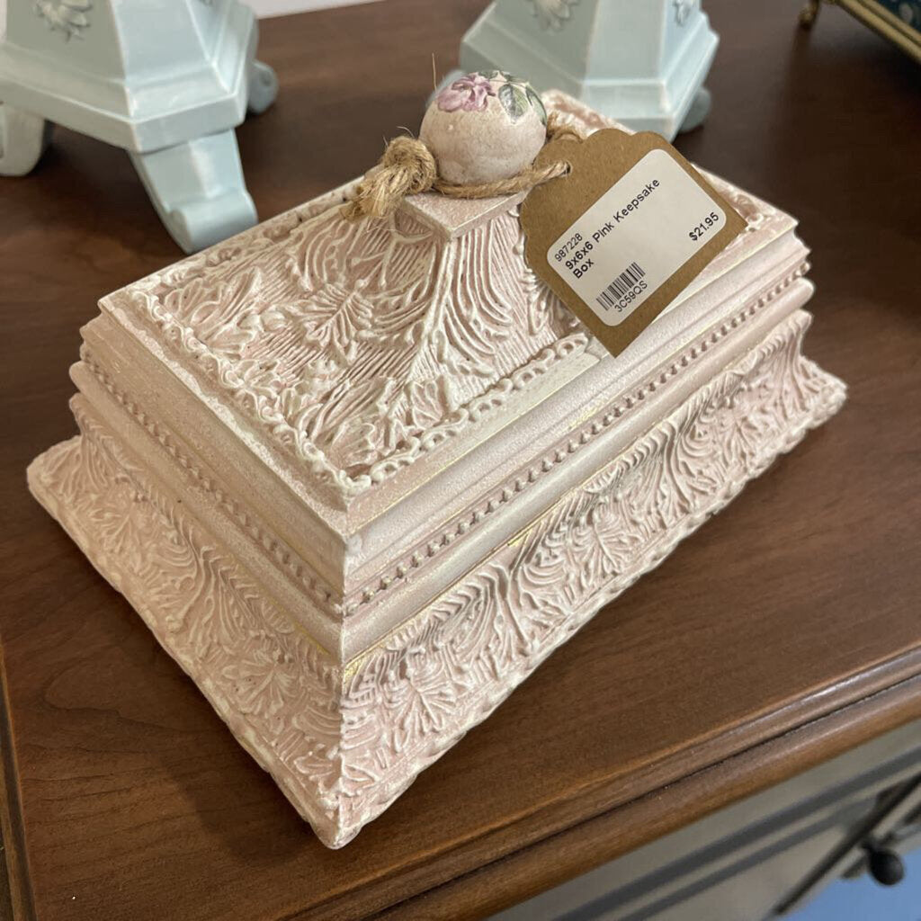 9x6x6 Pink Keepsake Box