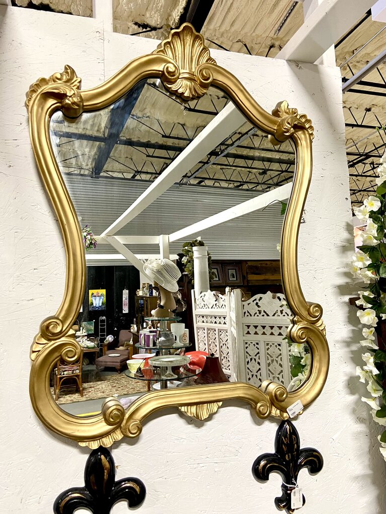Mirror - ornate gold LARGE