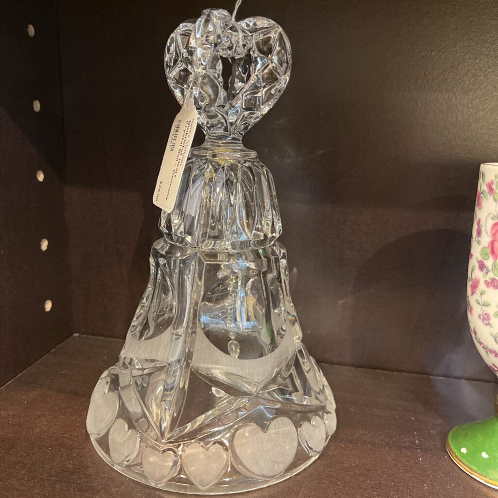 Bleikristall Heart Crystal Bell - Germany
