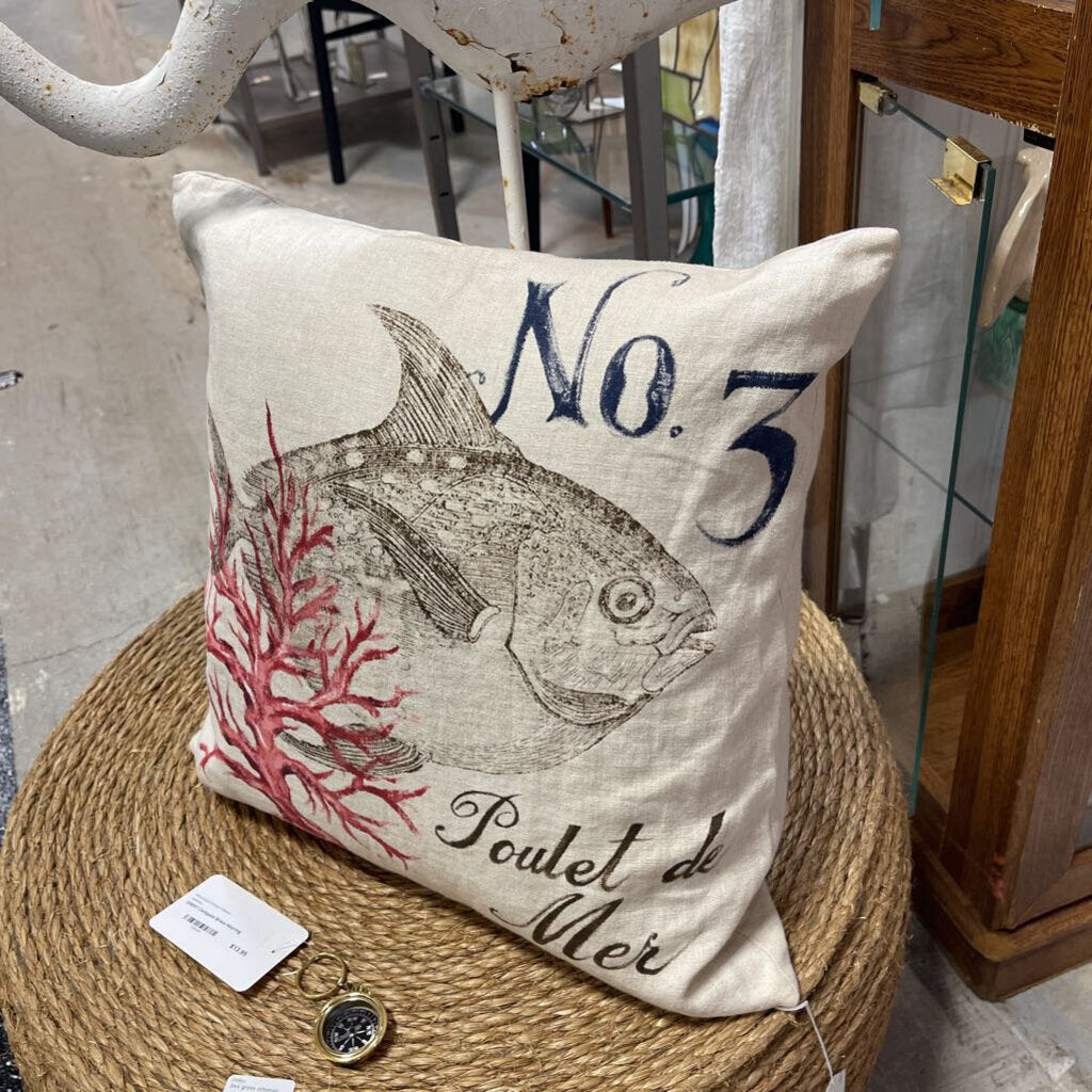 NO. 3 poulet de mer down insert pillow