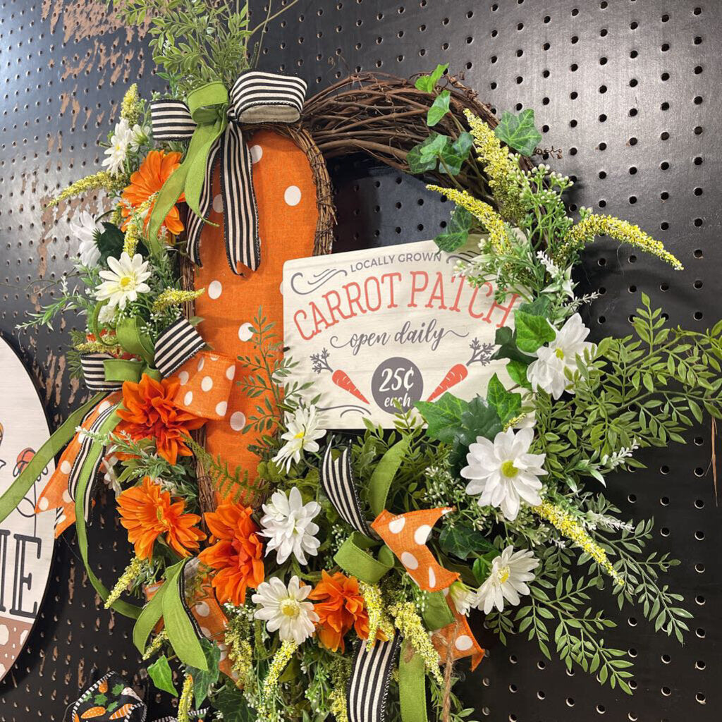 Carrot Patch Wreath