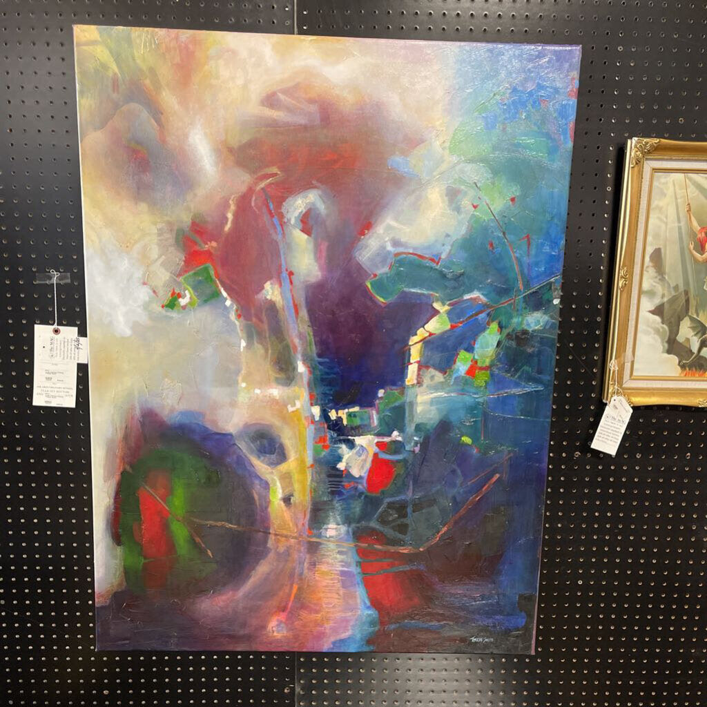 Large Abstract Painting "Teresa Smith"