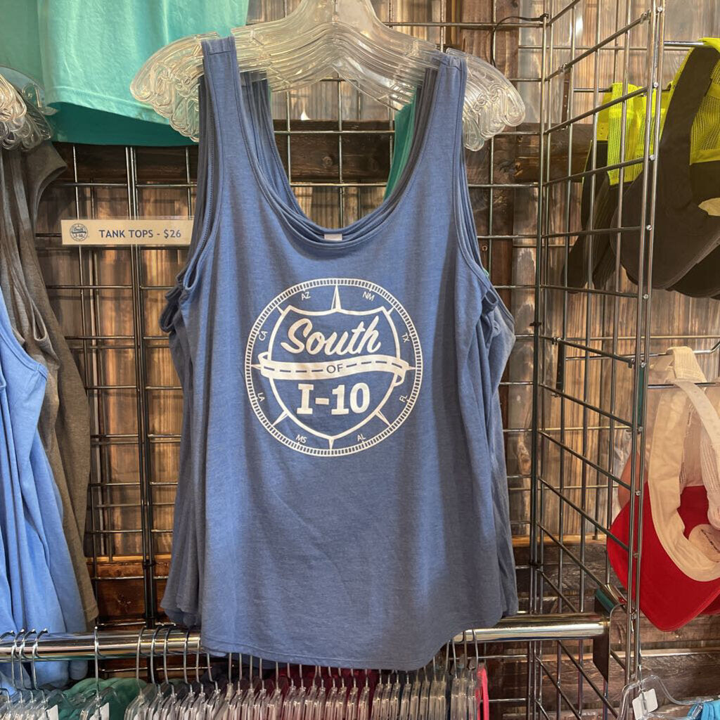 WOMEN'S TANK NEW MARINE BLUE S