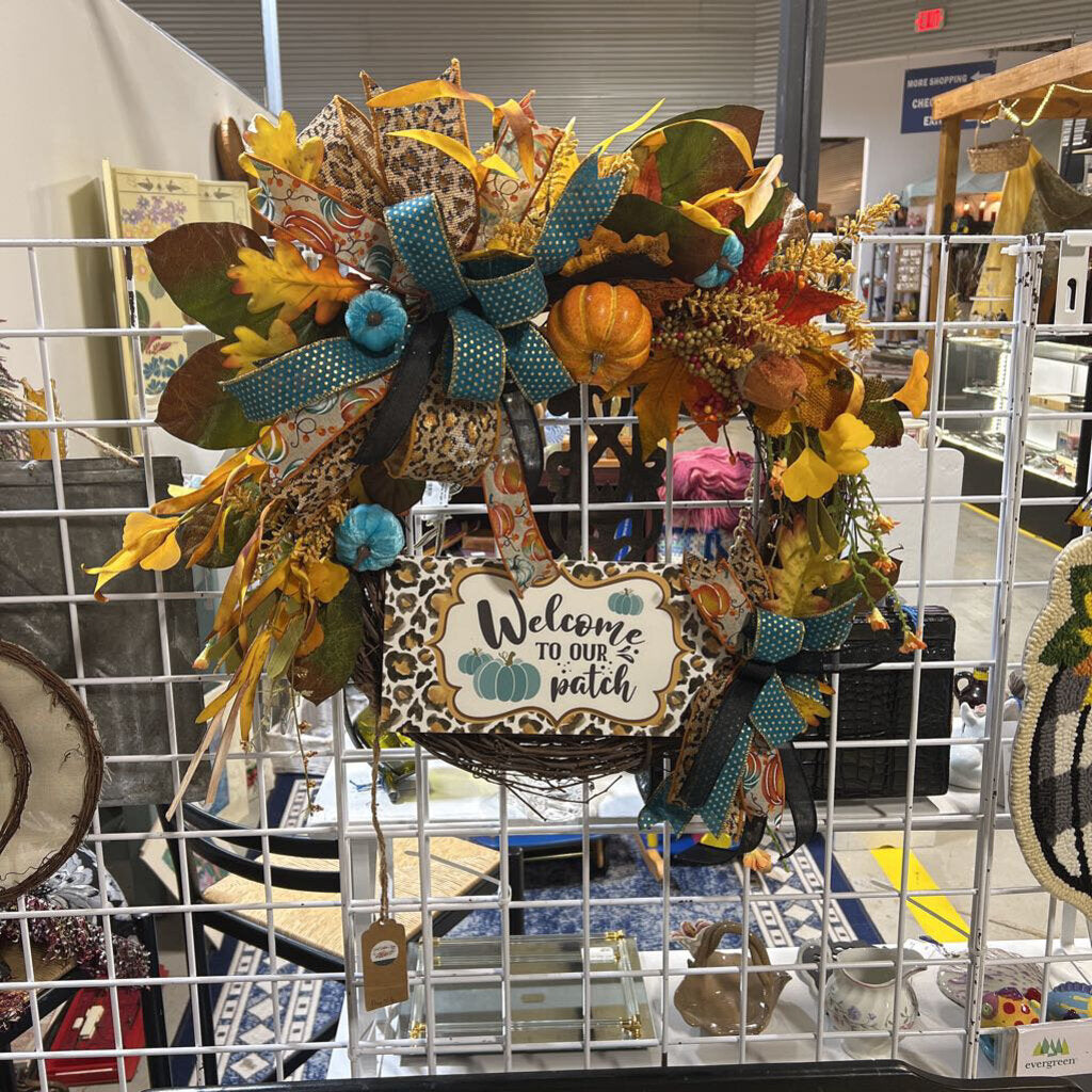 Fall Welcome To Our Patch Wreath