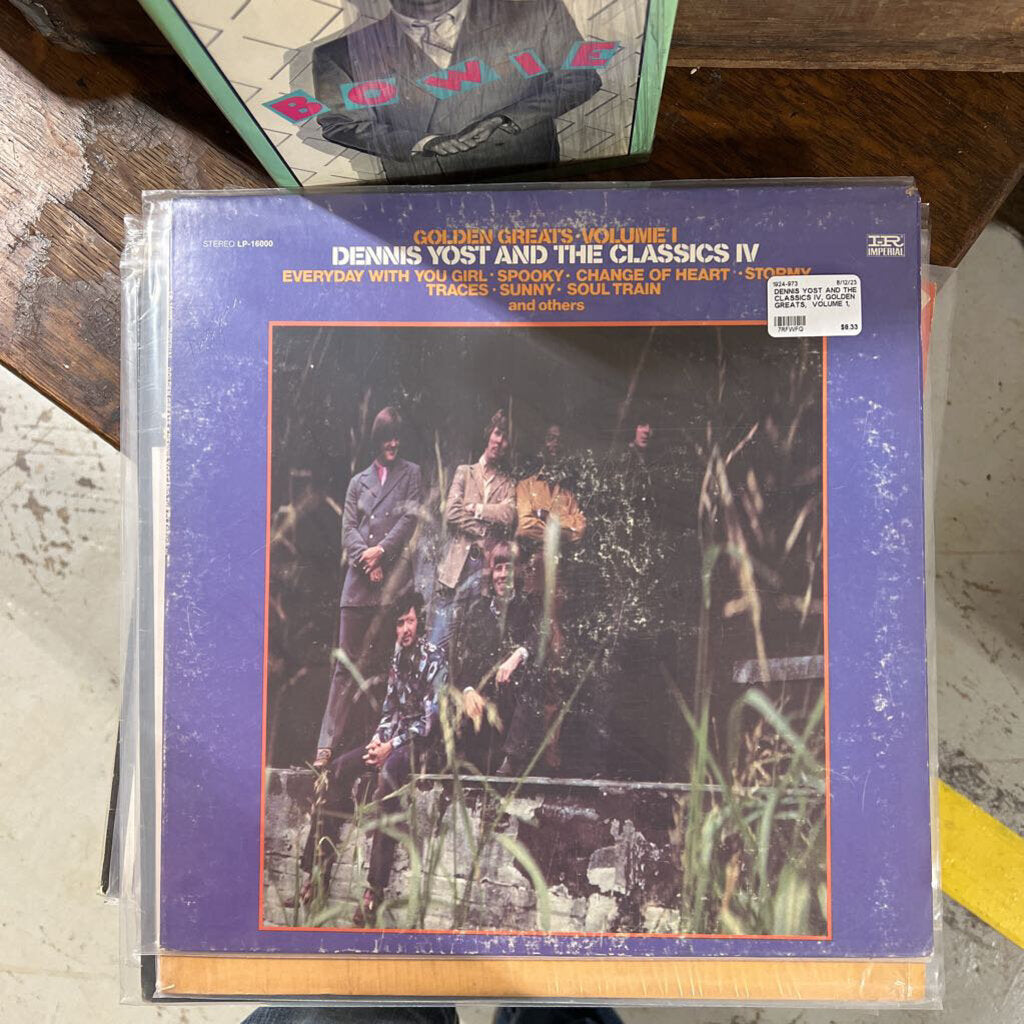 DENNIS YOST AND THE CLASSICS IV, GOLDEN GREATS, VOLUME 1, LP, VG+
