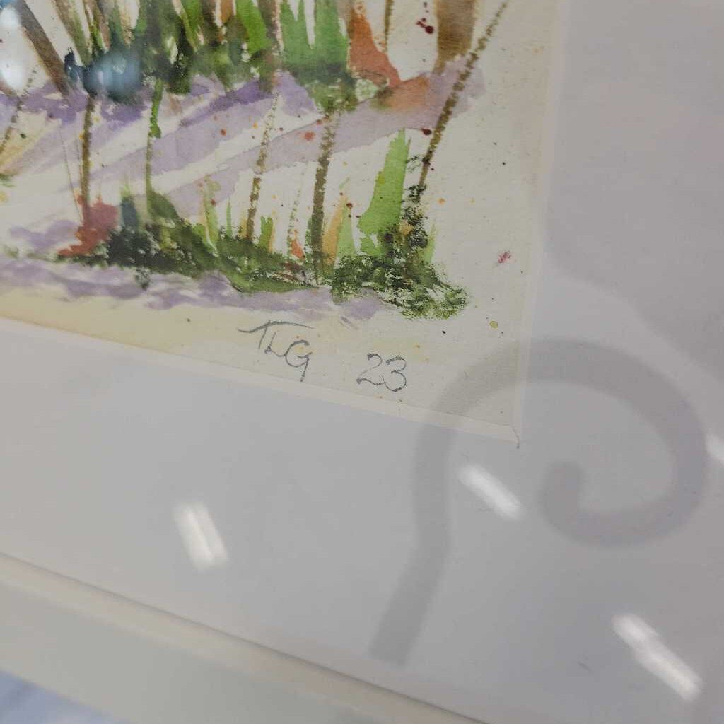 "My Blue Heaven" beach scene 16x20