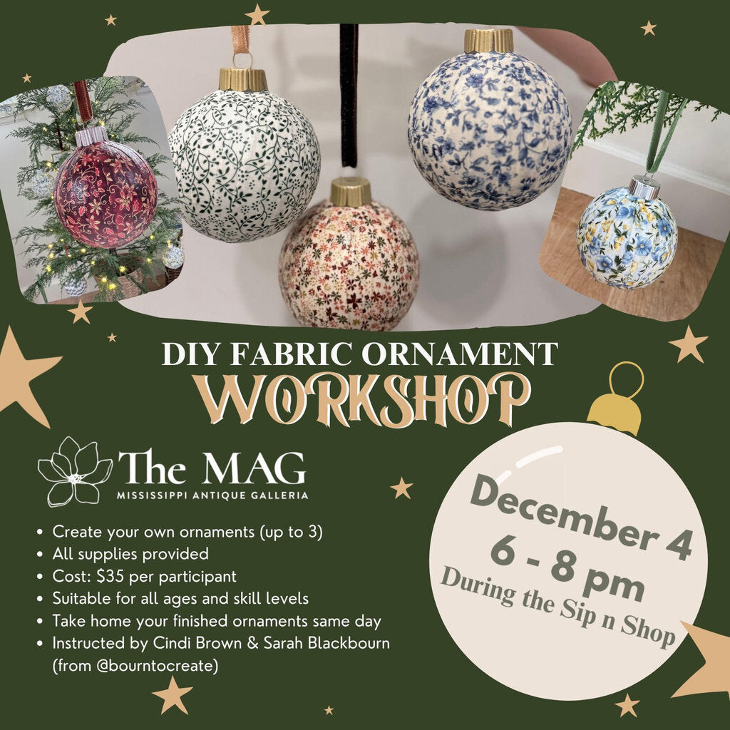DIY Fabric Ornament Workshop