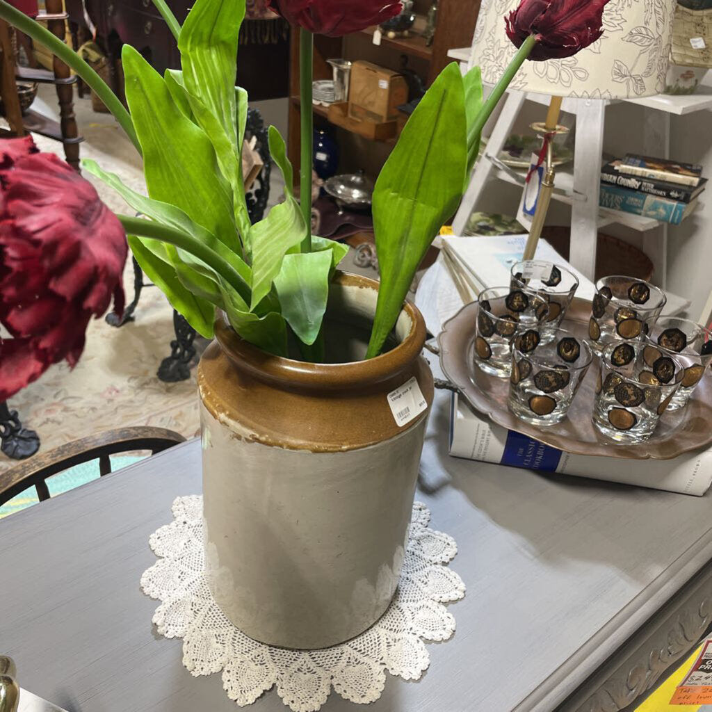 Vintage crock jar