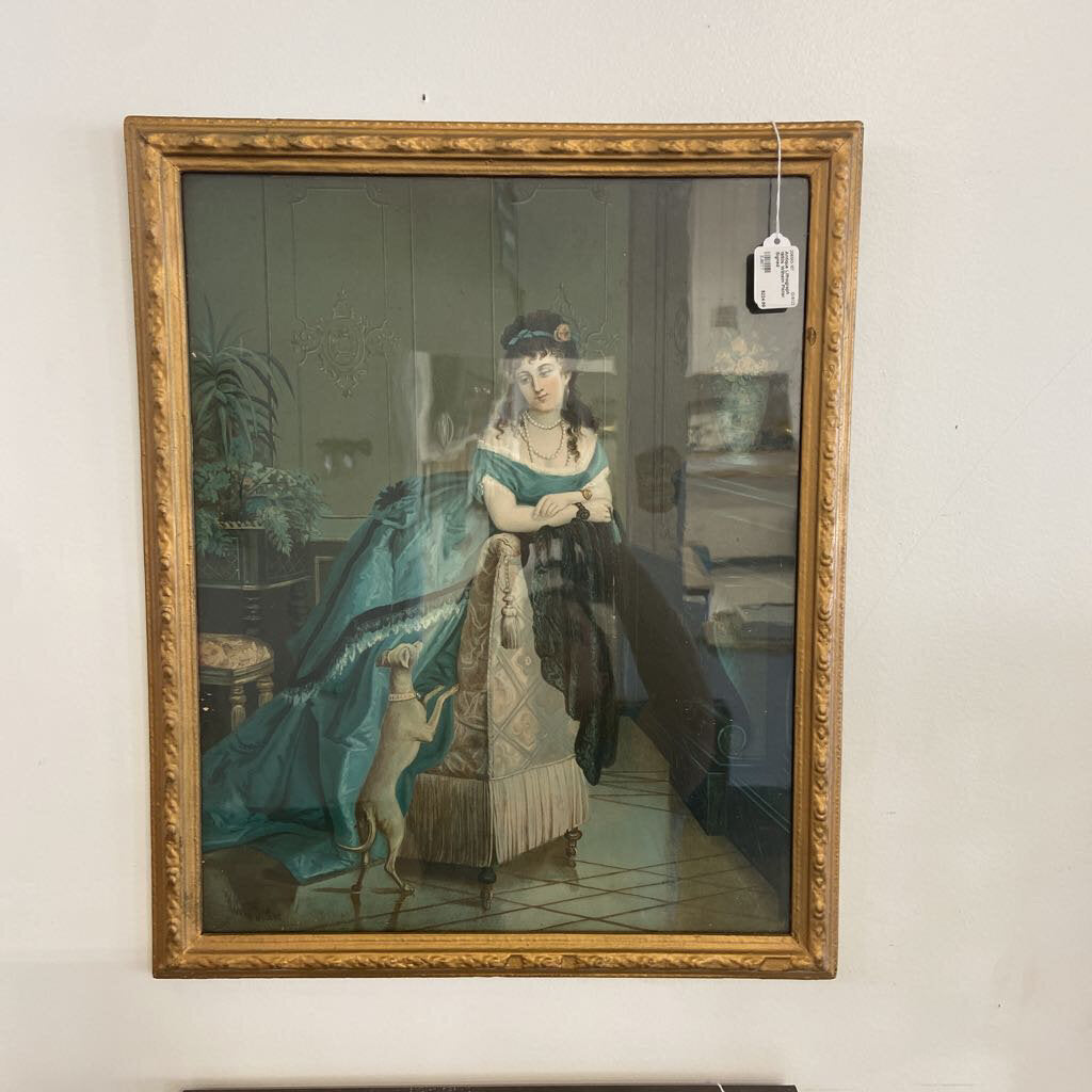 Antique Lithograph 1850s Wilhelm Pistor Signed