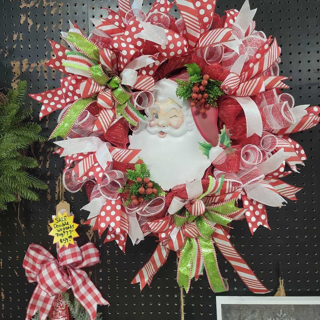 Santa Wreath