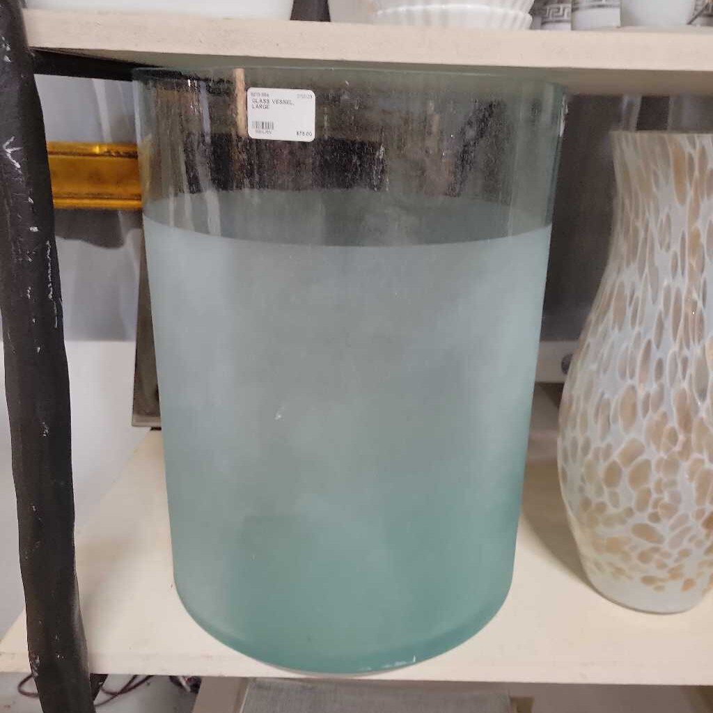 GLASS VESSEL, LARGE