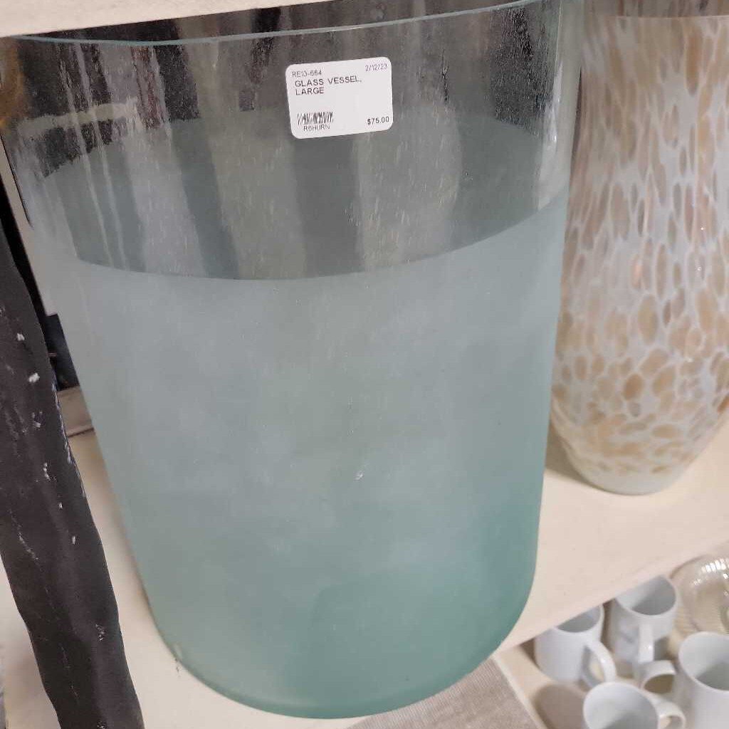 GLASS VESSEL, LARGE