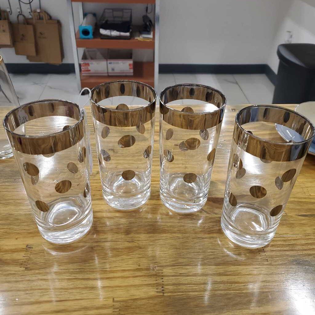 #214 Set of 4 Dorothy Thorpe "Dots"