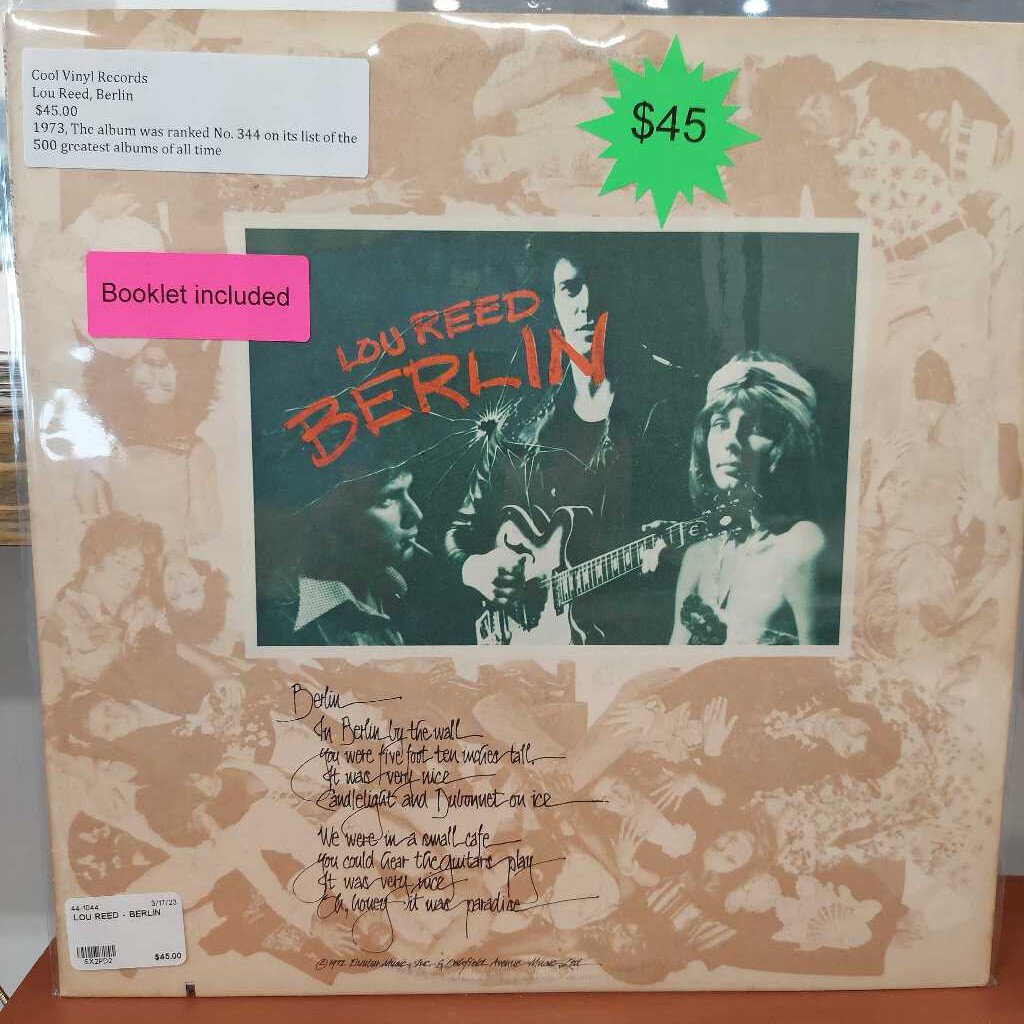 LOU REED - BERLIN