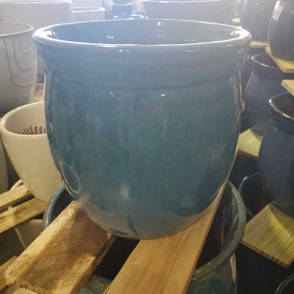 9 in. Census Pot - Tangiers Blue