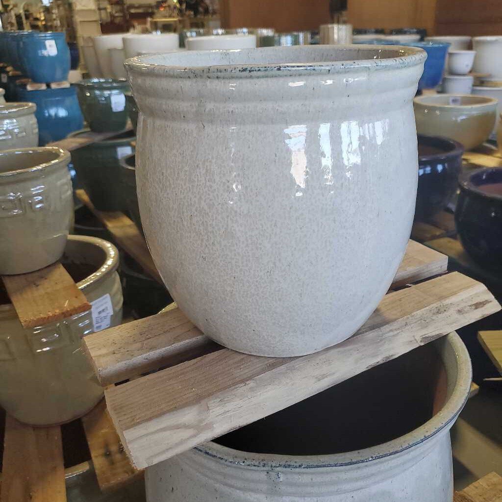 9 in. Census Pot - Vanilla