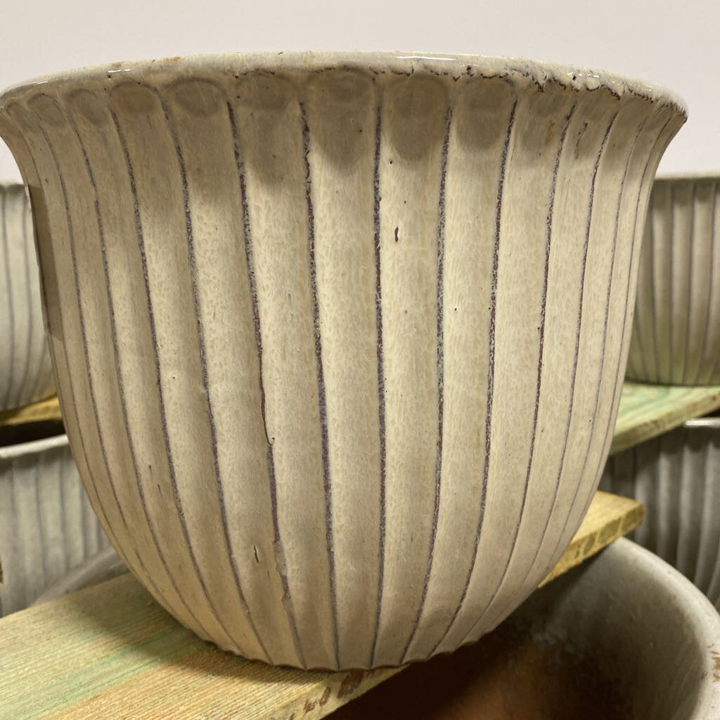 12 in. Jamboree Planter - Vanilla