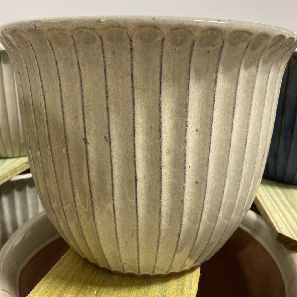 12 in. Jamboree Planter - Vanilla