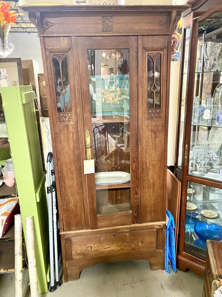 British Art Nouveau China Cabinet