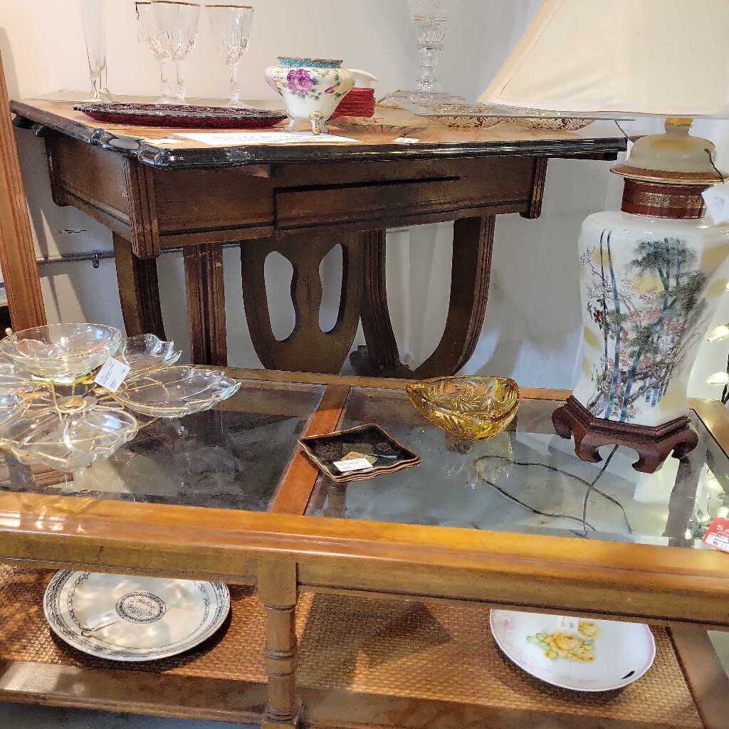 enamel top table