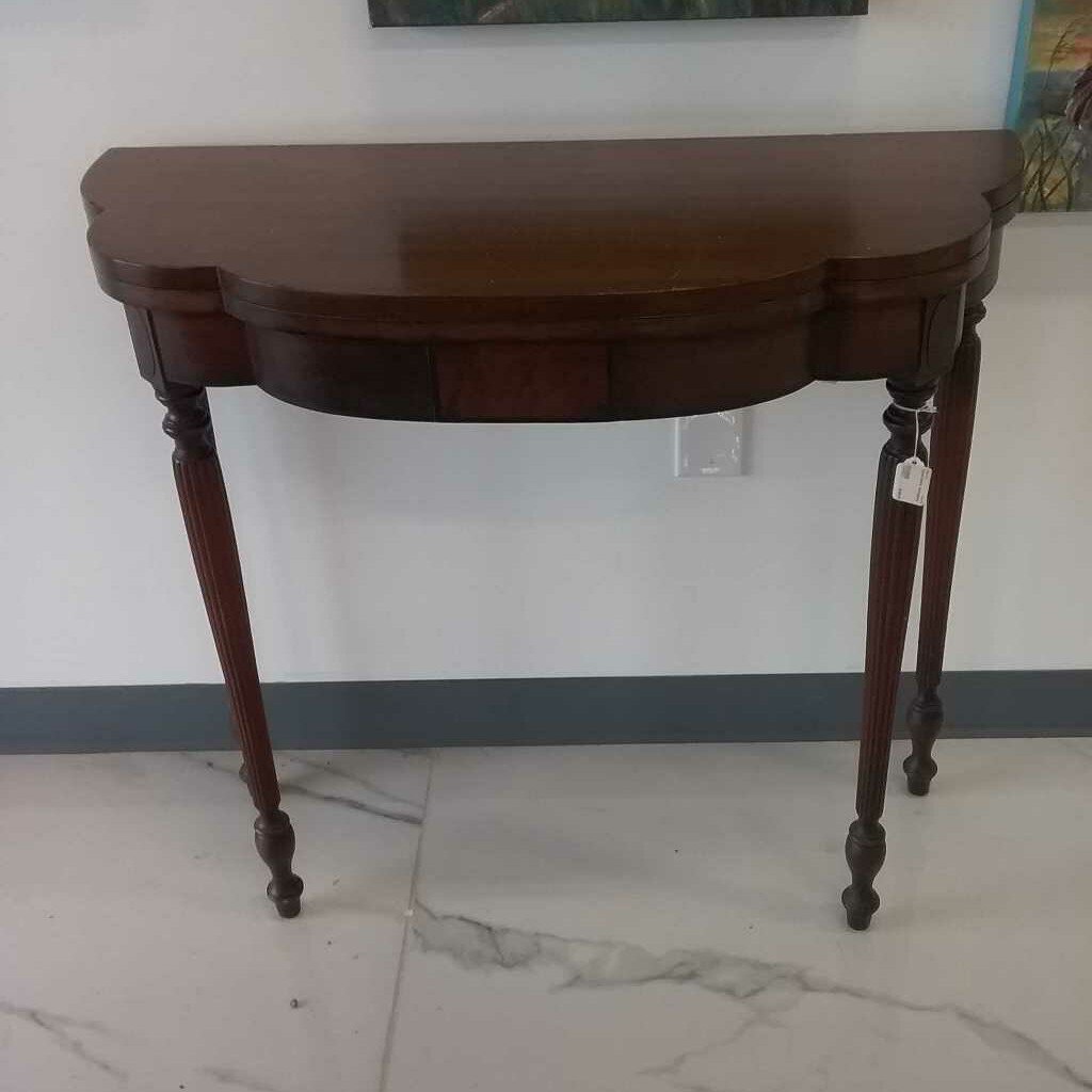 Game table, mahogany