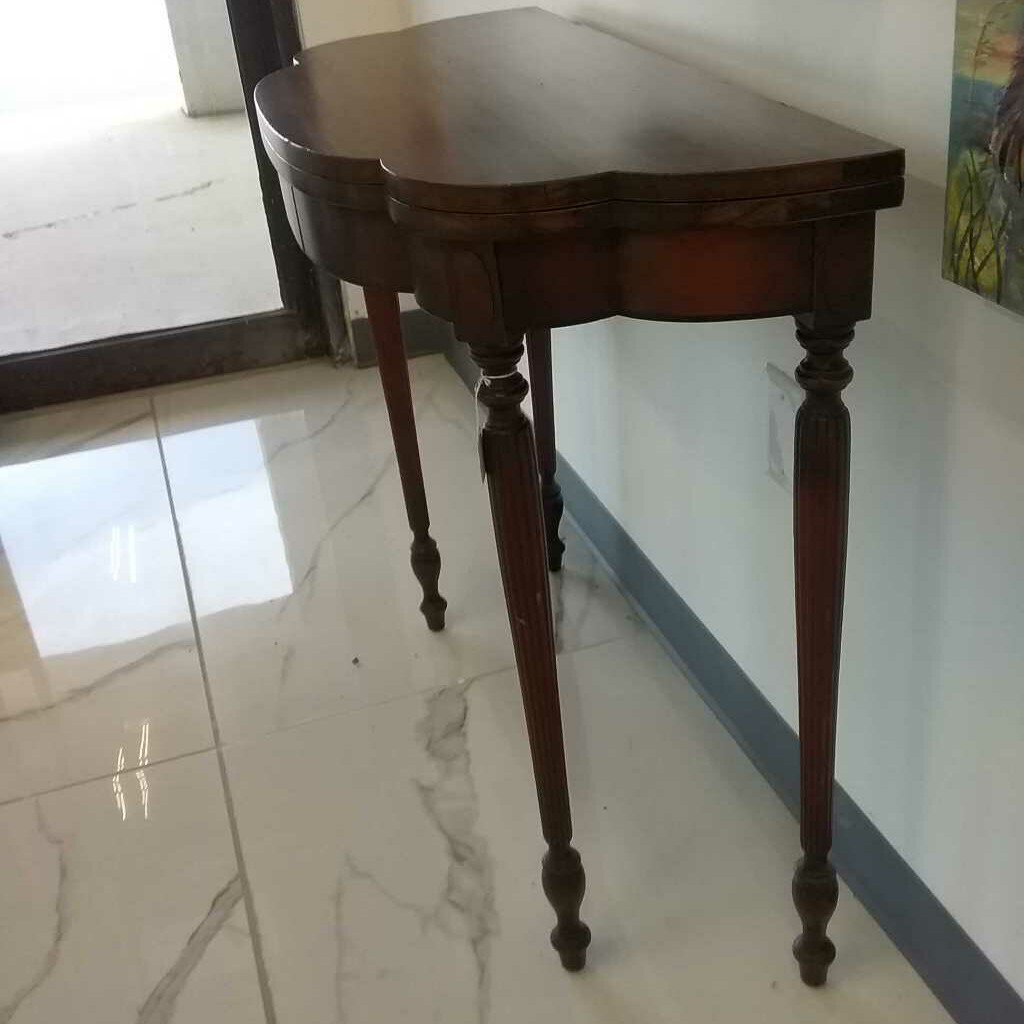 Game table, mahogany