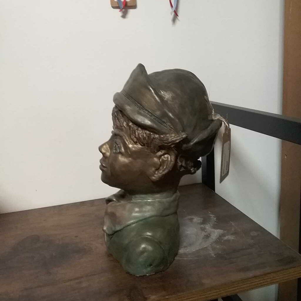 Boy Head Statue