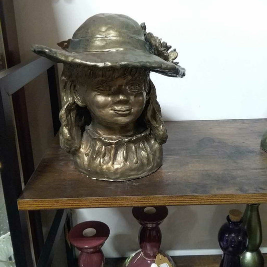 Girl Head Statue