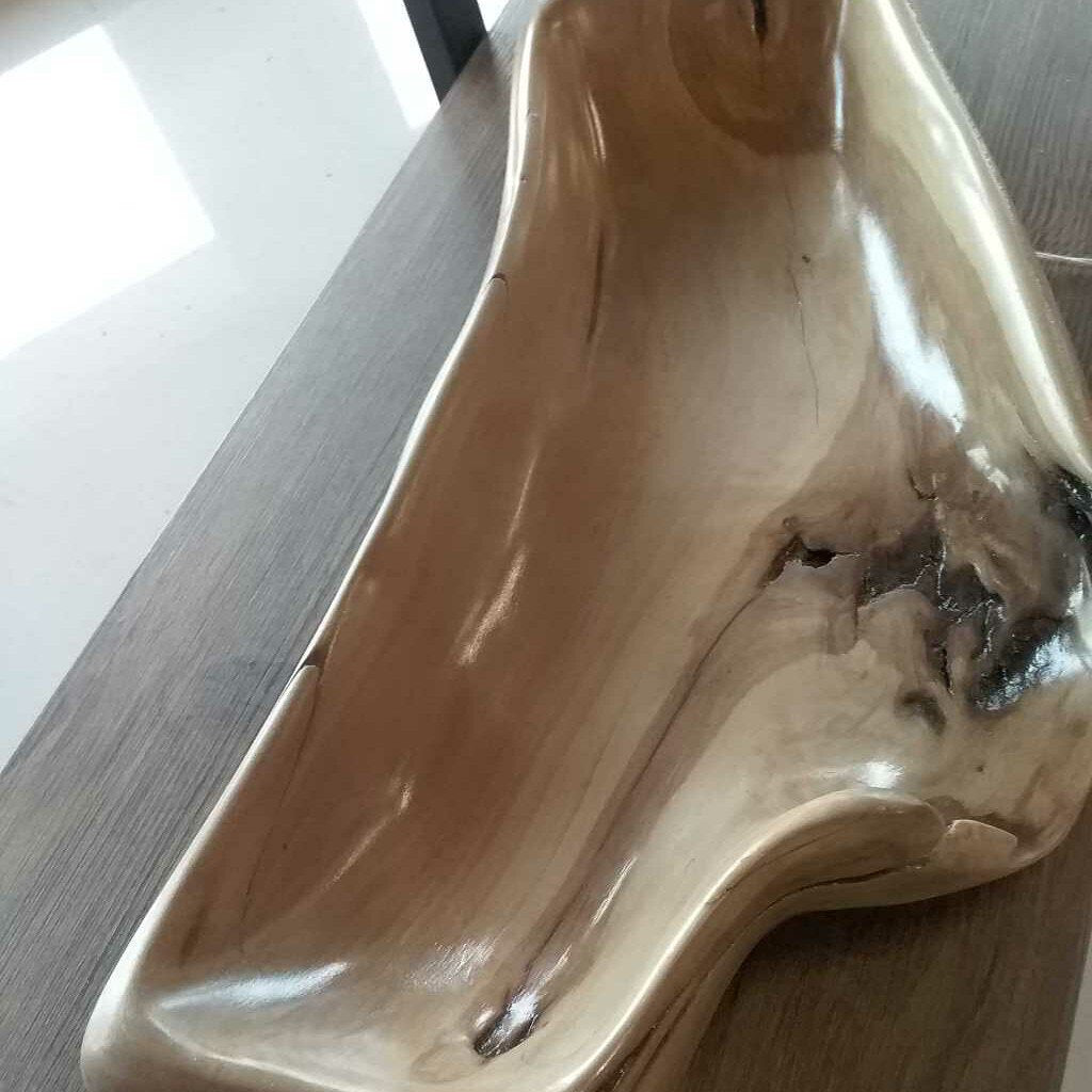 Y shaped open ended bowl W/Crack #9