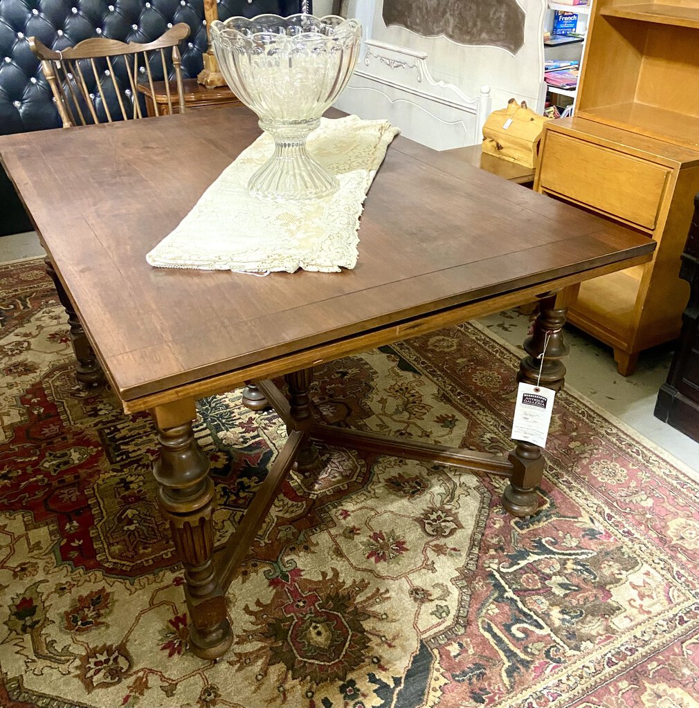 Table with pull out leaves , Walnut