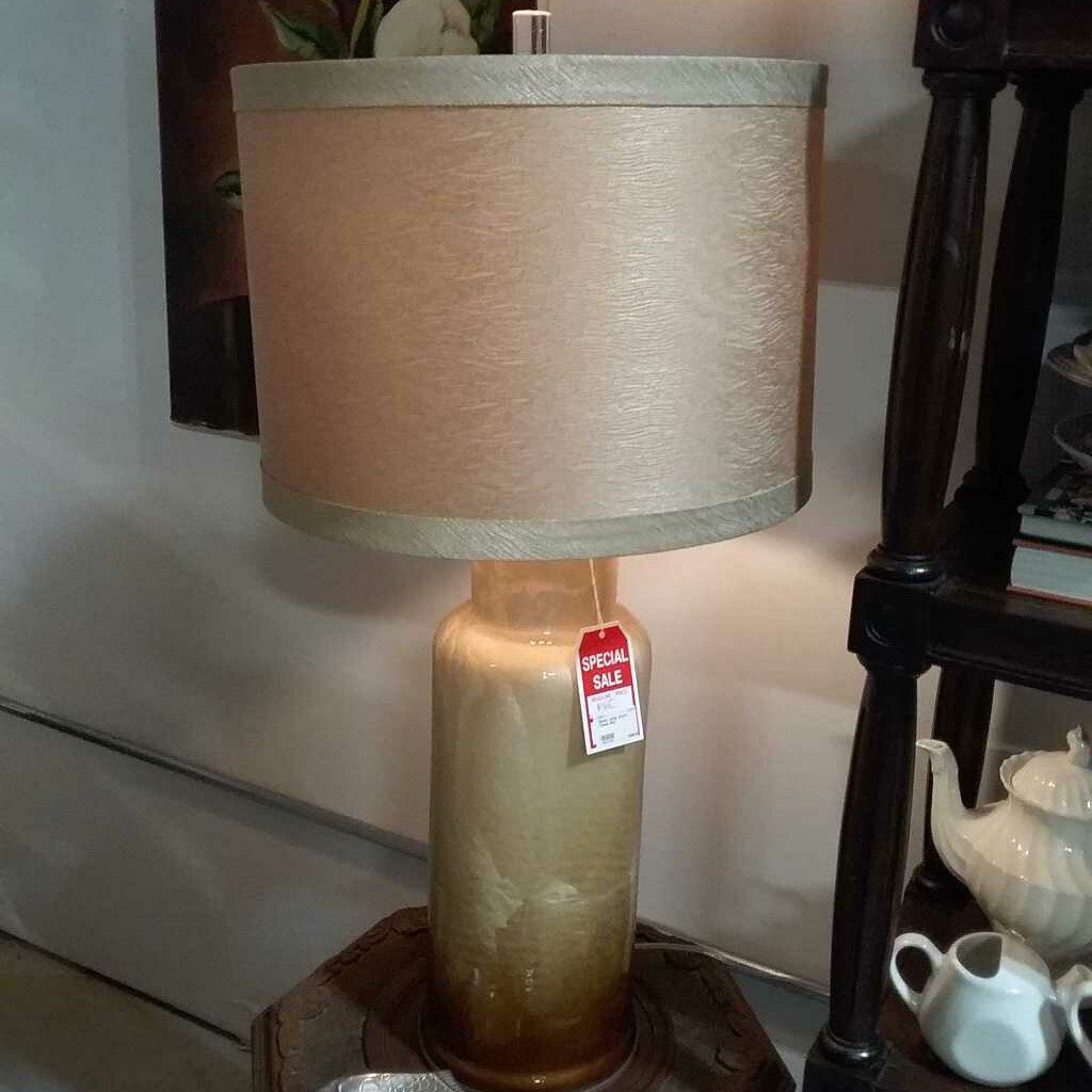 Glass Lamp, Earth Tones 459