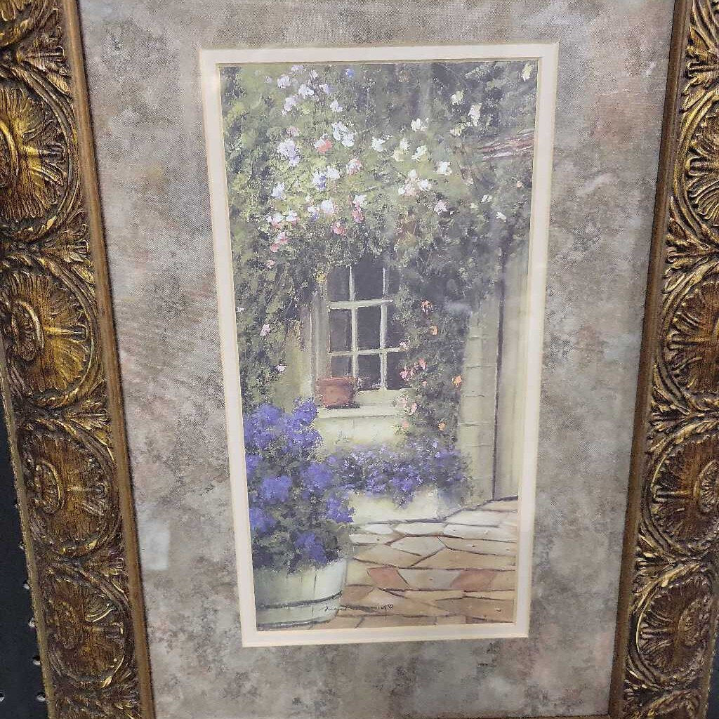 bronze framed art