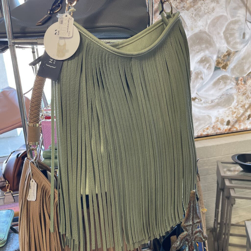 Fringed large purse