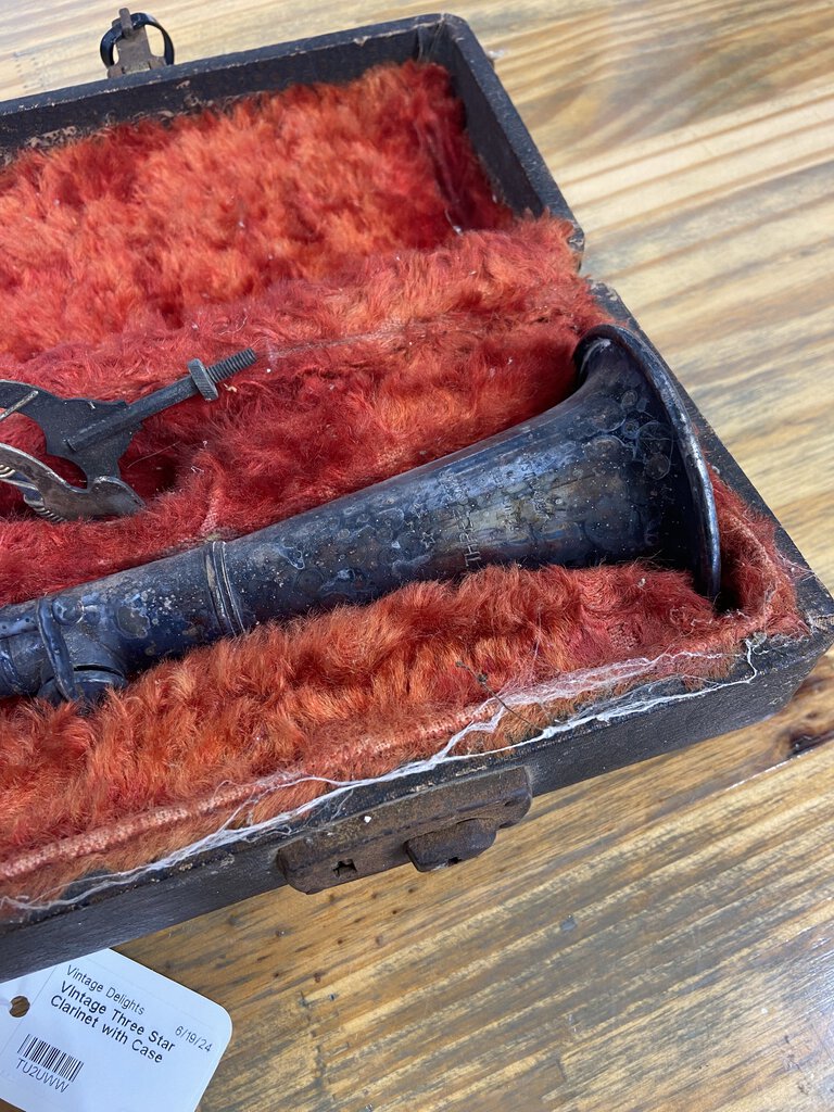 Vintage Three Star Clarinet with Case